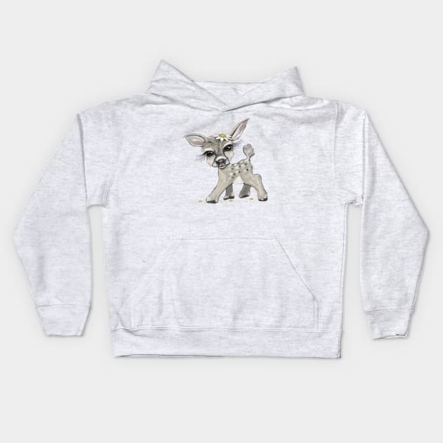 Bambi Dear Kids Hoodie by msmart